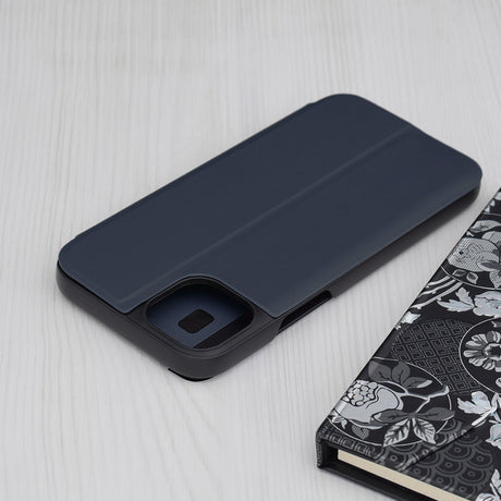 Husa de protectie Techsuit eFold Series compatibil cu iPhone 15 Plus, Albastru Inchis