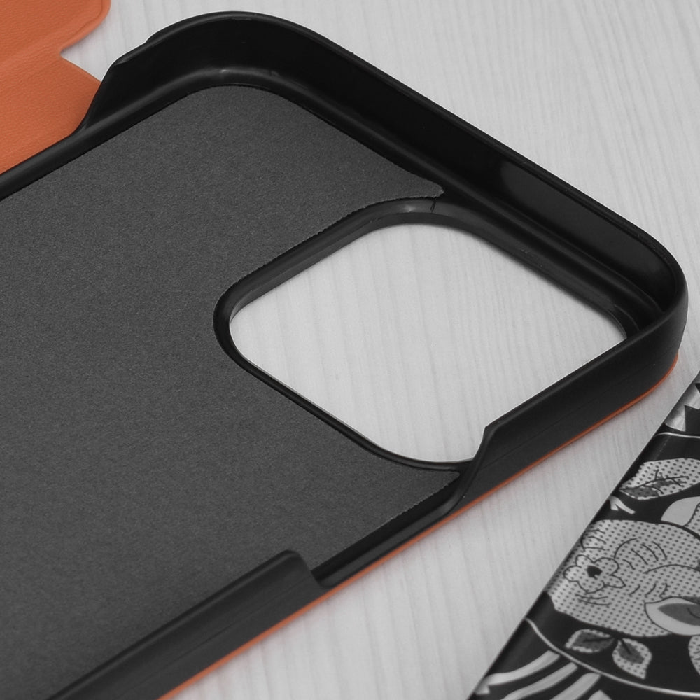 Husa de protectie Techsuit eFold Series compatibil cu iPhone 15 Pro Max, Portocaliu