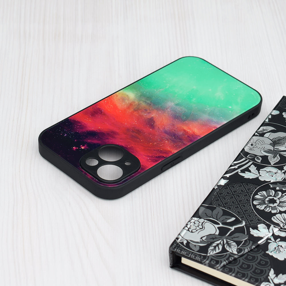 Husa de protectie Techsuit Glaze Series compatibil cu iPhone 15 Plus, Fiery Ocean