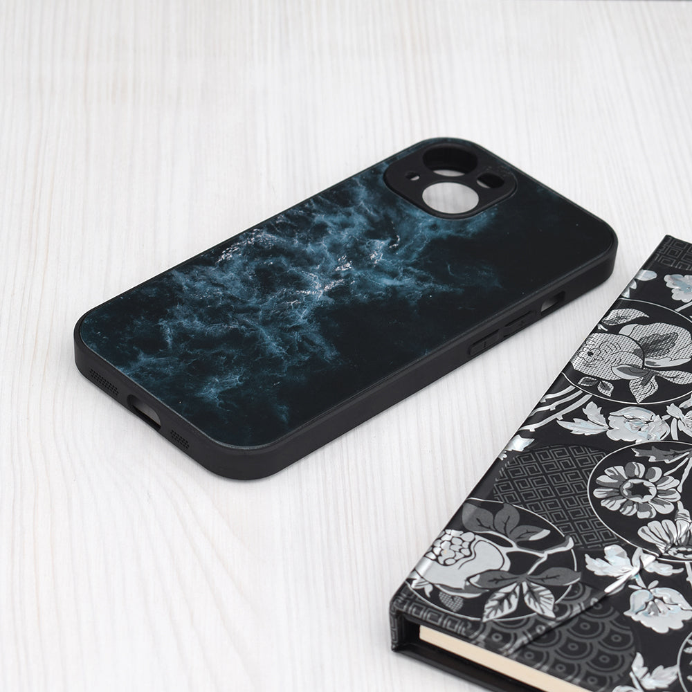 Husa de protectie Techsuit Glaze Series compatibil cu iPhone 15 Plus, Albastru Nebula