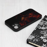 Husa de protectie Techsuit Glaze Series compatibil cu iPhone 15 Plus, Rosu Nebula