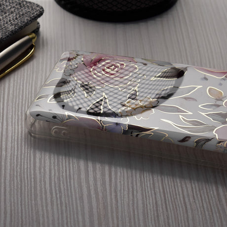 Husa de protectie Techsuit Marble Series compatibil cu iPhone 15 Pro Max, Chloe White
