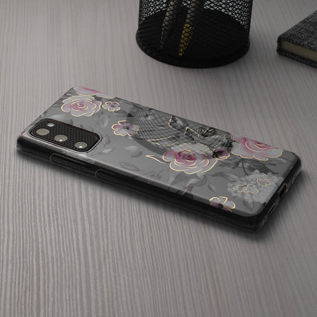 Husa de protectie Techsuit Marble Series compatibil cu iPhone 15, Bloom of Ruth Gray