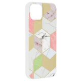 Husa de protectie Techsuit Marble Series compatibil cu iPhone 15 Plus, Mov Hex