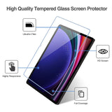 Husa de protectie tableta Lito 2.5D Classic Glass compatibil cu Samsung Galaxy Tab S9 Plus / S9 FE Plus / S10 Plus, Transparent