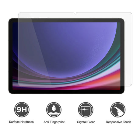 Husa de protectie tableta Lito 2.5D Classic Glass compatibil cu Samsung Galaxy Tab S9 / S9 FE, Transparent