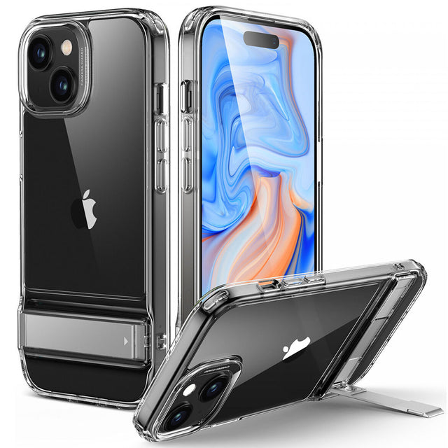 Husa de protectie ESR Air Shield Boost Kickstand compatibil cu iPhone 15 Plus, Transparent