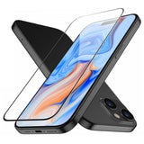 Folie de protectie ESR Tempered Glass compatibil cu iPhone 15, Negru