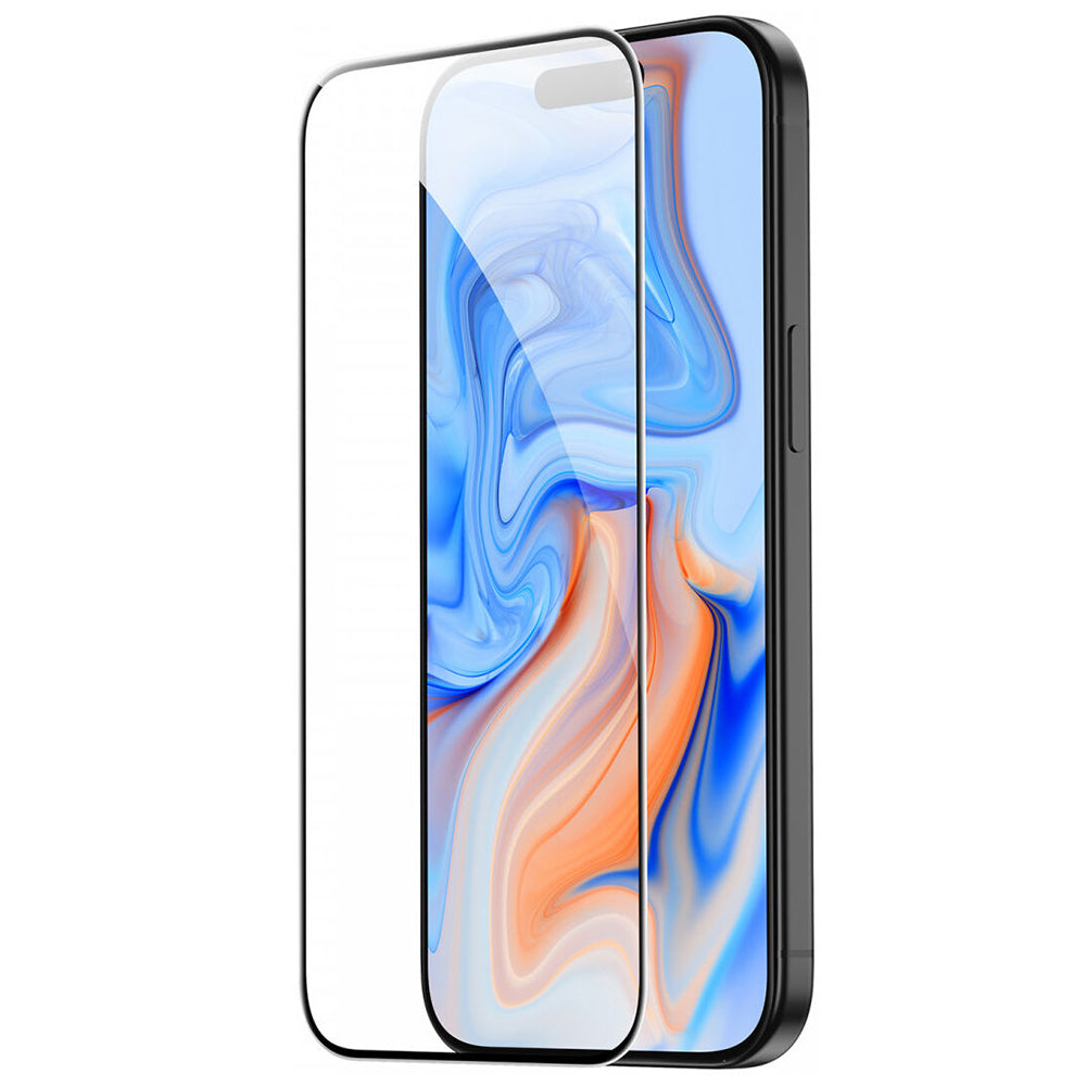 Folie de protectie ESR Tempered Glass compatibil cu iPhone 15, Negru