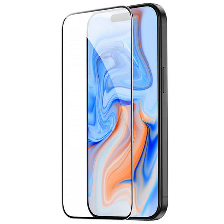 Folie de protectie ESR Tempered Glass compatibil cu iPhone 15, Negru