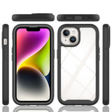 Folie de protectie Techsuit Defense360 Pro + compatibil cu iPhone 15 Plus, Negru
