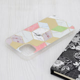 Husa de protectie Techsuit Marble Series compatibil cu iPhone 15 Plus, Mov Hex