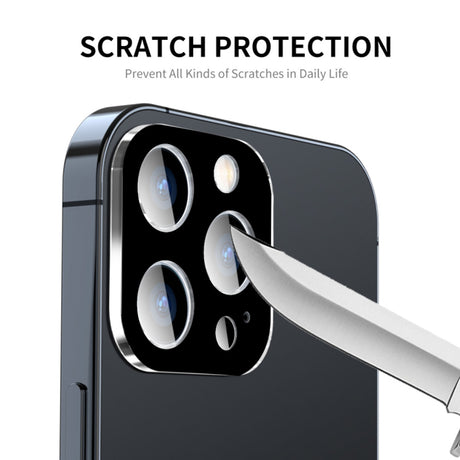 Folie de protectie Techsuit Full Camera Glass compatibil cu iPhone 15 Pro / iPhone 15 Pro Max, Negru