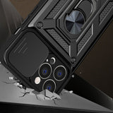 Husa de protectie Techsuit CamShield Series compatibil cu iPhone 15, Negru