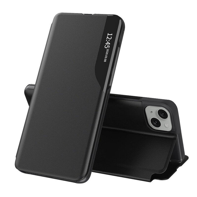 Husa de protectie Techsuit eFold Series compatibil cu iPhone 15 Plus, Negru
