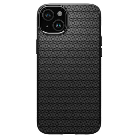 Husa pentru iPhone 15 - Spigen Liquid Air (ACS06790) - Matte Black