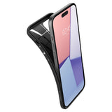 Husa pentru iPhone 15 - Spigen Liquid Air (ACS06790) - Matte Black