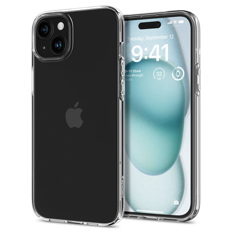 Husa de protectie Spigen Liquid Crystal (ACS06786) compatibil cu iPhone 15, Transparent