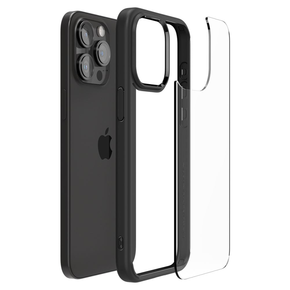 Husa de protectie Spigen Ultra Hybrid (ACS06570) compatibil cu iPhone 15 Pro Max, Negru Mat