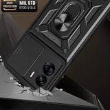 Husa de protectie Techsuit CamShield Series compatibil cu Honor 90 Lite, Negru