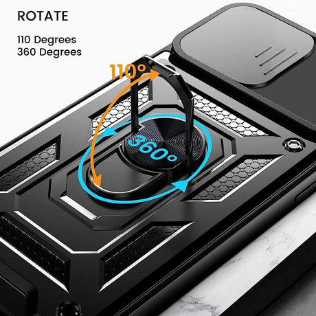 Husa de protectie Techsuit CamShield Series compatibil cu Honor 90 Lite, Negru
