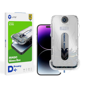 Folie de protectie Lito Magic Glass Box D+ Tools compatibil cu iPhone 16, Privacy