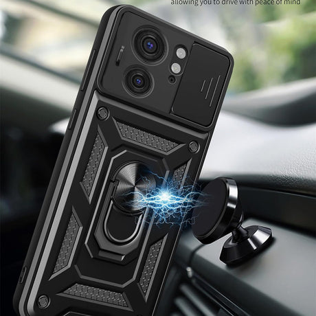 Husa de protectie Techsuit CamShield Series compatibil cu Motorola Edge 40 / Edge (2023), Negru