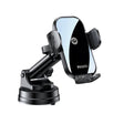Suport Yesido with Wireless Charging (C197), for Windshield and Dashboard, 15W, Negru