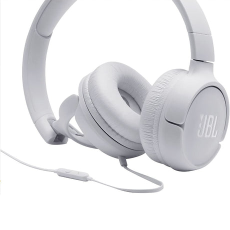 Casti On-Ear JBL Tune 500, Cu fir, White (alb) - NotebookGsm