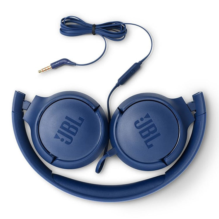 Casti On Ear JBL Tune 500, Cu fir, Blue (albastrtu) - NotebookGsm