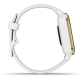 Ceas Sport / Smartwatch Garmin Venu SQ Music, White/Gold
