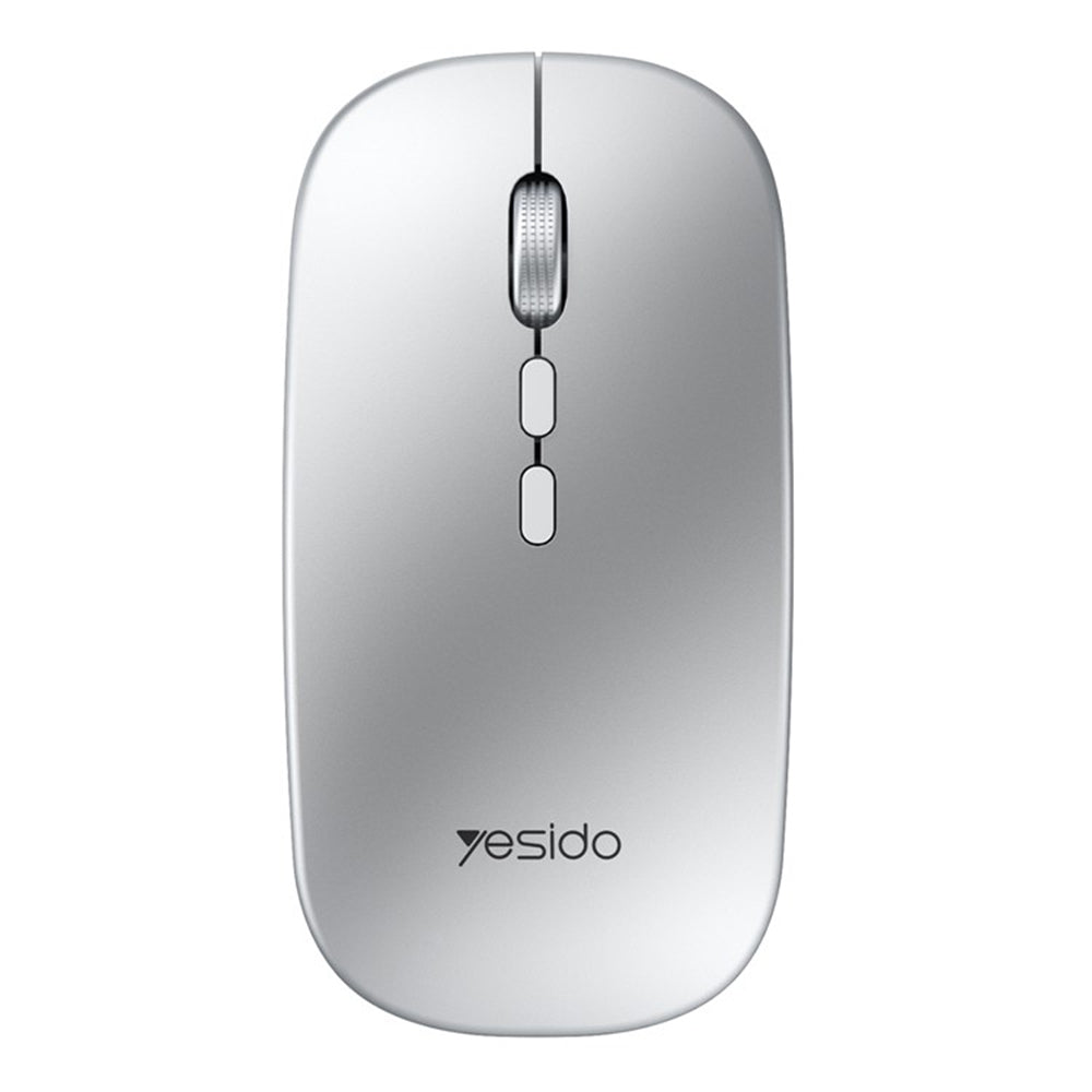 Mouse Yesido (KB15), 800/1200/1600DPI, 2.4G, Argintiu