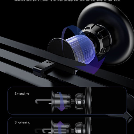 Suport Yesido (C156), Magnetic Grip for Air Vent, Negru