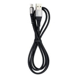 BLUE STAR cablu împletit 3A 20W USB A la Type C PD QC4.0 TFK-DC-003 1,2 m negru