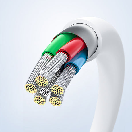 Cablu Samsung Original (EP-DX510JBEGEU), Type-C to Type-C Fast Charging 5A, 1.8m, Alb (Blister Packing)