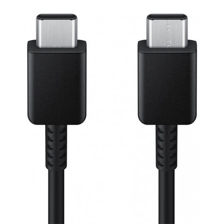 Cablu Samsung Original (EP-DX510JBEGEU), Type-C to Type-C Fast Charging 5A, 1.8m, Alb (Blister Packing)