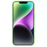 Husa de protectie Nillkin CamShield Silky MagSafe Silicone compatibil cu iPhone 15 Plus, Verde Menta