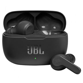 Casti JBL (Wave 200), Bluetooth 5.0, True Wireless, Microphone, Voice Assistant, Siri, Negru