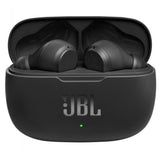 Casti JBL (Wave 200), Bluetooth 5.0, True Wireless, Microphone, Voice Assistant, Siri, Negru