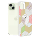 Husa de protectie Techsuit Marble Series compatibil cu iPhone 15 Plus, Mov Hex