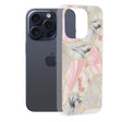 Husa de protectie Techsuit Marble Series compatibil cu iPhone 15 Pro, Roz Hex