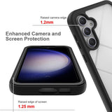 Folie de protectie Techsuit Defense360 Pro + compatibil cu Samsung Galaxy S23 FE, Negru