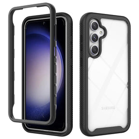 Folie de protectie Techsuit Defense360 Pro + compatibil cu Samsung Galaxy S23 FE, Negru