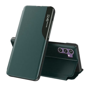 Husa de protectie Techsuit eFold Series compatibil cu Samsung Galaxy S23 FE, Verde Inchis