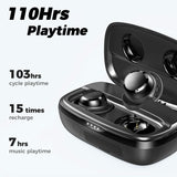 Casti wireless In-Ear Tribit Earbuds, Bluetooth 5.3, 110H, IPX8 Black