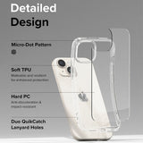 Husa de protectie Ringke Fusion compatibil cu iPhone 15, Transparent