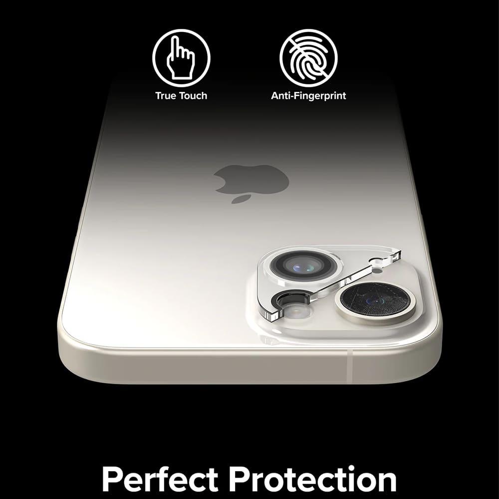 Folie de protectie Ringke Camera Glass (set de 2) compatibil cu iPhone 15 / iPhone 15 Plus, Transparent