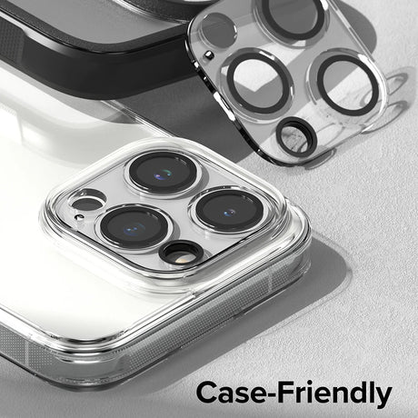 Folie de protectie Ringke Camera Glass (set de 2) compatibil cu iPhone 15 Pro, Transparent