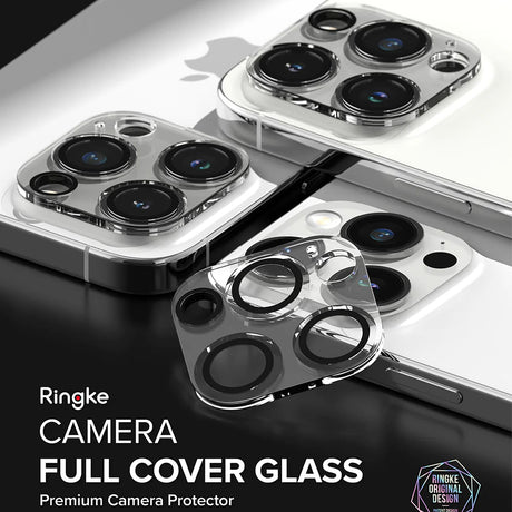 Folie de protectie Ringke Camera Glass (set de 2) compatibil cu iPhone 15 Pro Max, Transparent
