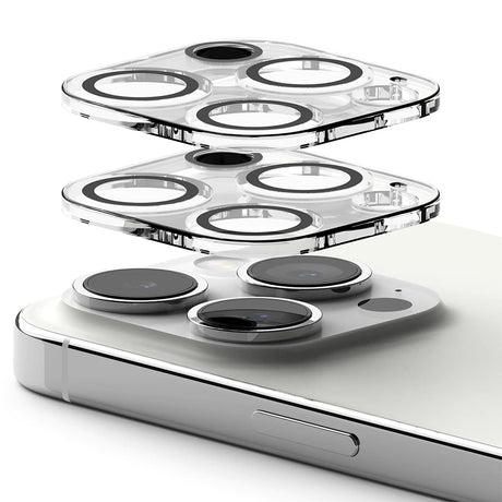 Folie de protectie Ringke Camera Glass (set de 2) compatibil cu iPhone 15 Pro Max, Transparent